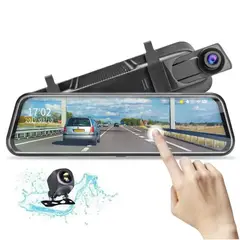 GENERICO - Espejo Retrovisor Táctil 10” + Cámara Trasera HD