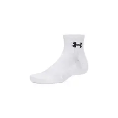 UNDER ARMOUR - Medias Hombre PRFRMNC COTTN 3P QTR Blanco