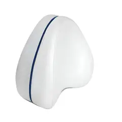 GENERICO - COJIN TRIANGULAR PIERNAS ORTOPEDICO MEMORY FOAM BLANCO ERGONOMICO