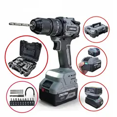 PROTOOL - Taladro Percutor 68v Inalambrico 2 Baterias Brushles