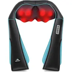 IDEAL - Masajeador Shiatsu MagicMakers con Calor Alivio Profundo para Cuello y Espalda