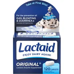 AMERICAN GENERICS - Lactaid Original Strength Píldoras para Intolerancia a la Lactosa