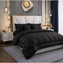 ZHOPI CO - Edredón Tipo Plumón Cama Doble Con Dos Fundas Y Cojines