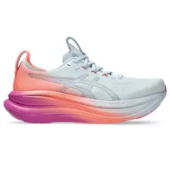 ASICS - Gel-Nimbus 28 Tenis blanco de mujer para correr
