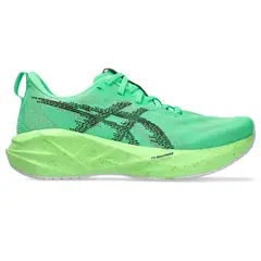 ASICS - Novablast 5 Tenis verde de mujer para correr