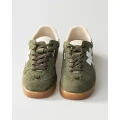 TUS PISOS - Tenis Pisos Para Hombre Sierra oliva negro tiza