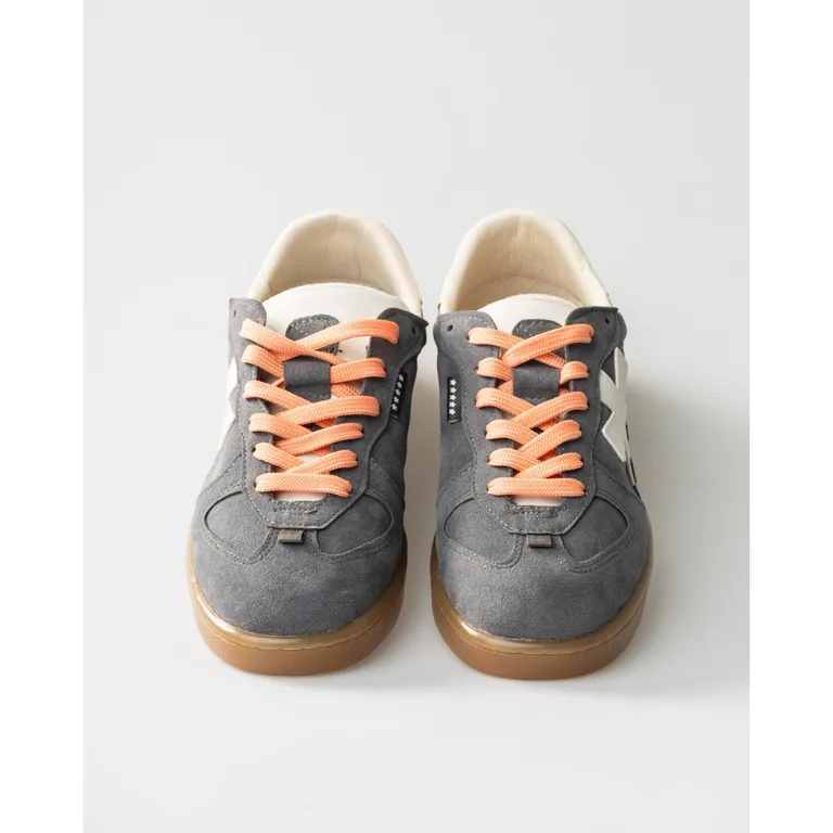 Tenis Pisos Para Mujer Sierra gris mause amarillo tiza
