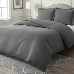 GENERICO - Duvet Cover Forro De Plumon Doble Blanco Mic Liso