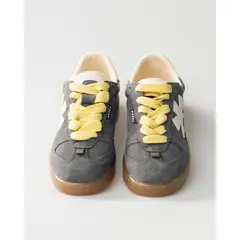 TUS PISOS - Tenis Pisos Para Hombre Sierra gris mouse amarillo