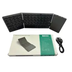 GENERICO - TECLADO BLUETOOTH PLEGABLE MOD: B033 EN 3 PARTES