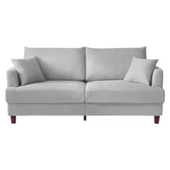MUEBLES FIOTTI - Sofá 3 Puestos Gris Asiana