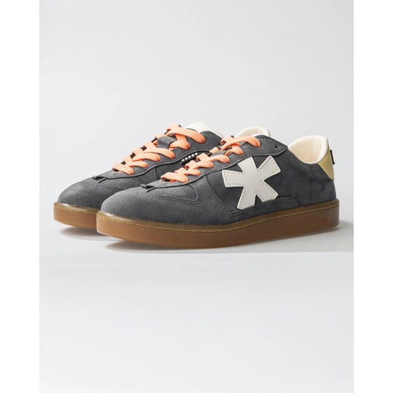 Tenis Pisos Para Mujer Sierra gris mause amarillo tiza