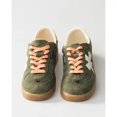 TUS PISOS - Tenis Pisos Para Mujer Sierra oliva coral tiza