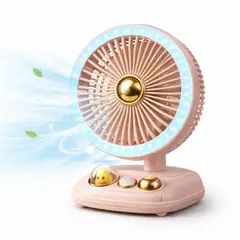 GENERICO - Ventilador Recargable Portatil Escritorio Potente Giratorio
