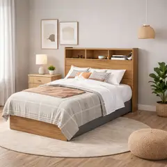 MUEBLES 2020 - Cabecera doble Texas - Natural