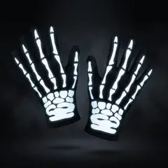 007PLUS - Guantes Esqueleto Halloween Antideslizantes