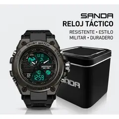 SANDA - Reloj 739 Hombre Deportivo Resistente al Agua