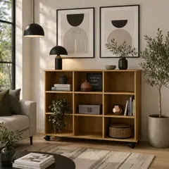 MUEBLES 2020 - Estante Salvador - Almendra