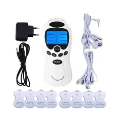 CLEAR - Gimnasia Pasiva Masajeador Corporal Con Electrodos Acupuntura 8 En 1 Calidad Premium
