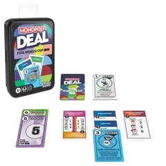 HASBRO GAMING - Juego de Cartas Monopoly Deal edición Copa mundial de la FIFA 2026