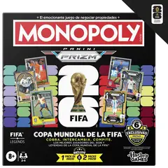 HASBRO GAMES - Juego de Mesa Monopoly Panini Prizm Copa mundial de la FIFA