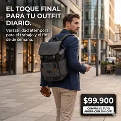 BOLSOS Y ACCESORIOS MB - Bolso Espacioso En Cuero Para Hombres Con Espacio Computador Para Estudio O Trabajo