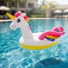 INTEX - Piscina Flotador Unicornio 57561 Pool Party