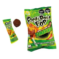 GARABATOS - Dulces Mexicano Pica Bola Tamarindo X16 Unds