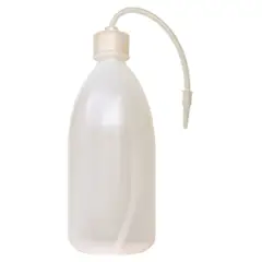 GENERICO - Frasco Lavador 500 ml Tipo Cilíndrico de Polietileno Flexible