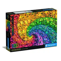 CLEMENTONI - Rompecabezas 1000 Piezas Colorboom Whirl Adultos