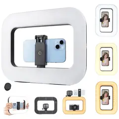 ONE PIXEL - Aro De Luz Rectangular Para Celular y GoPRO Portatil Luz Led Ajustable