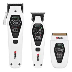 WMARK - Kit de Barberia y Peluqueria Profesional 3 EN 1 NG-7602