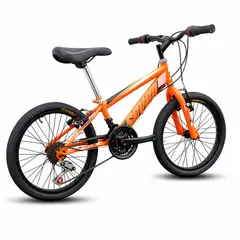 SEVEN - Bicicleta para Montaña Rin 20 para Niño / Naranja-Negro 2026