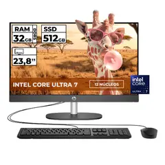 HP - TODO EN UNO PRO ONE INTEL CORE ULTRA 7-1555U 32GB RAM 512GB SSD 23.8 FHD