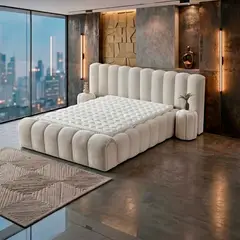 GENERICO - Cama moderna Salome color blanco