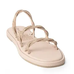 PRICE SHOES - Sandalias Brillantes Mujer 902HC-26NUDE