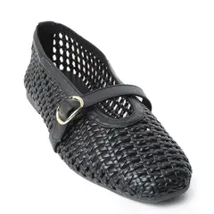 PRICE SHOES - Baletas Tejidas Mujer 4423187NEGRO