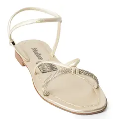 PRICE SHOES - Sandalias Elegantes Mujer 4820509CHAMPANA