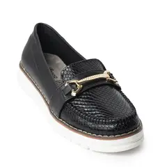 PRICE SHOES - Mocasines Elegantes Mujer 252124NEGRO
