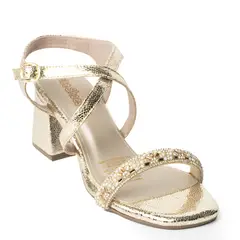 PRICE SHOES - Sandalias Elegantes Mujer 4423231CHAMPANA