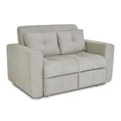 ELITE LIVING - SOFA CAMA BOURBON 110 MICROFIBRA PLATA