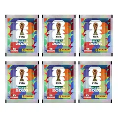 PANINI - 6 Sobres X7 Laminas cu Mundial 2026 Usa Mexico Canada