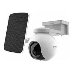 EZVIZ - Cámara EB8 4G con Panel Solar SP-R100 Exterior 2K PTZ 360° SIM Visión Nocturna Audio