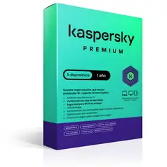 GENERICO - Antivirus Kaspersky Premium 5 Dispositivos 1 Año