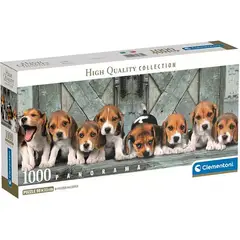 CLEMENTONI - Rompecabezas 1000 Piezas Cachorros Panorama Adultos