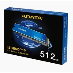 ADATA - DISCO SSD 512GB LEGEND 710 M.2 GEN3 PCI EXP 2400/1600MB/s