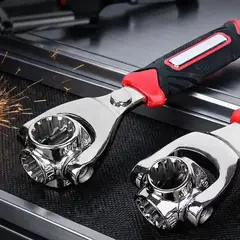 007PLUS - Llave Multifuncional 48 en 1 Giratoria