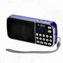 GENERICO - Radio Digital Mini Portátil Recargable Fm Usb Altavoz Mp3 Bolsillo Ligero Multifuncional