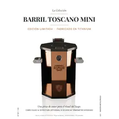 GENERICO - BARRIL AHUMADOR MINI TOSCANO - EDICIÓN LIMITADA - PREMIUM