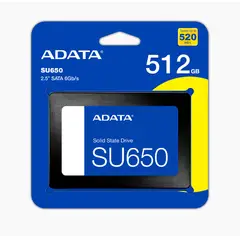 ADATA - DISCO SSD 512GB SATA SU650 2.5 520MBs